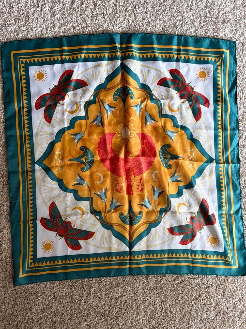 FairyLoot What The River Knows Satin Scarf Designed by Micaela Alcaino